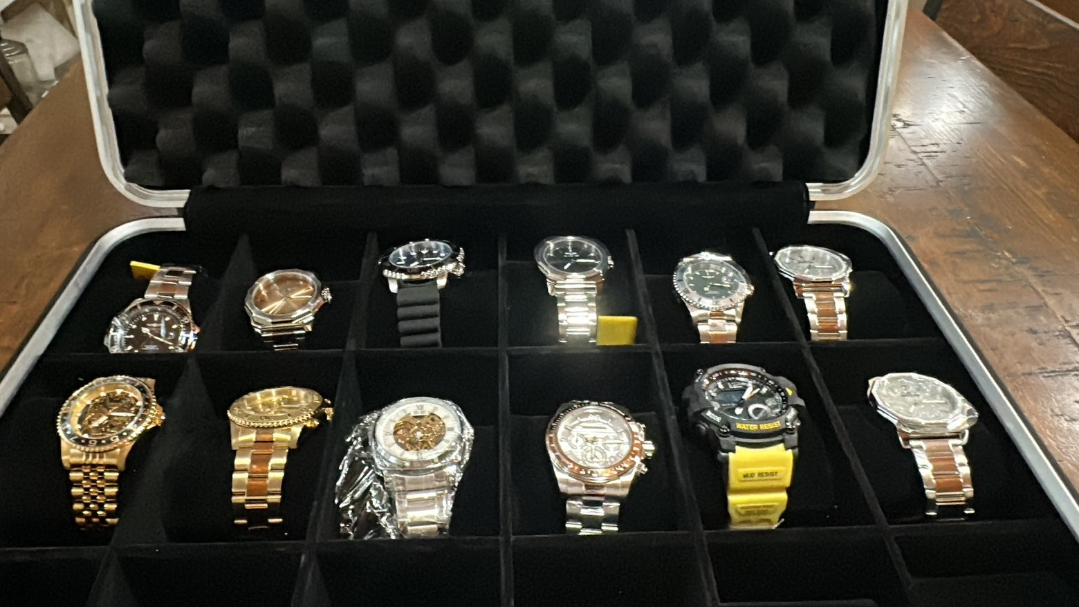 JC's watch collection case